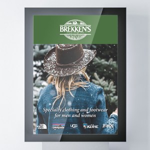 Brekkens Store Front Sign