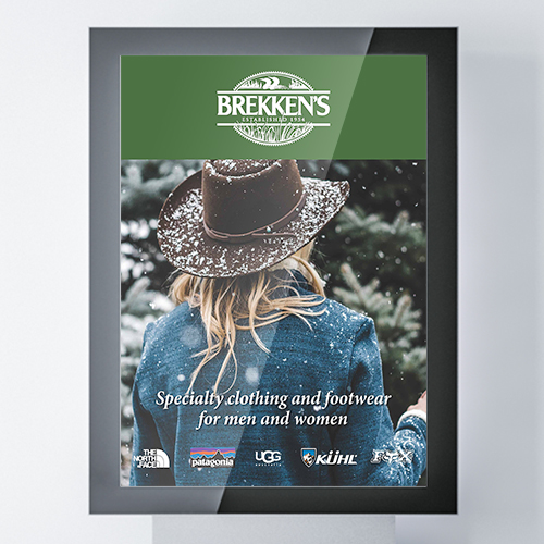 Brekkens Store Front Sign